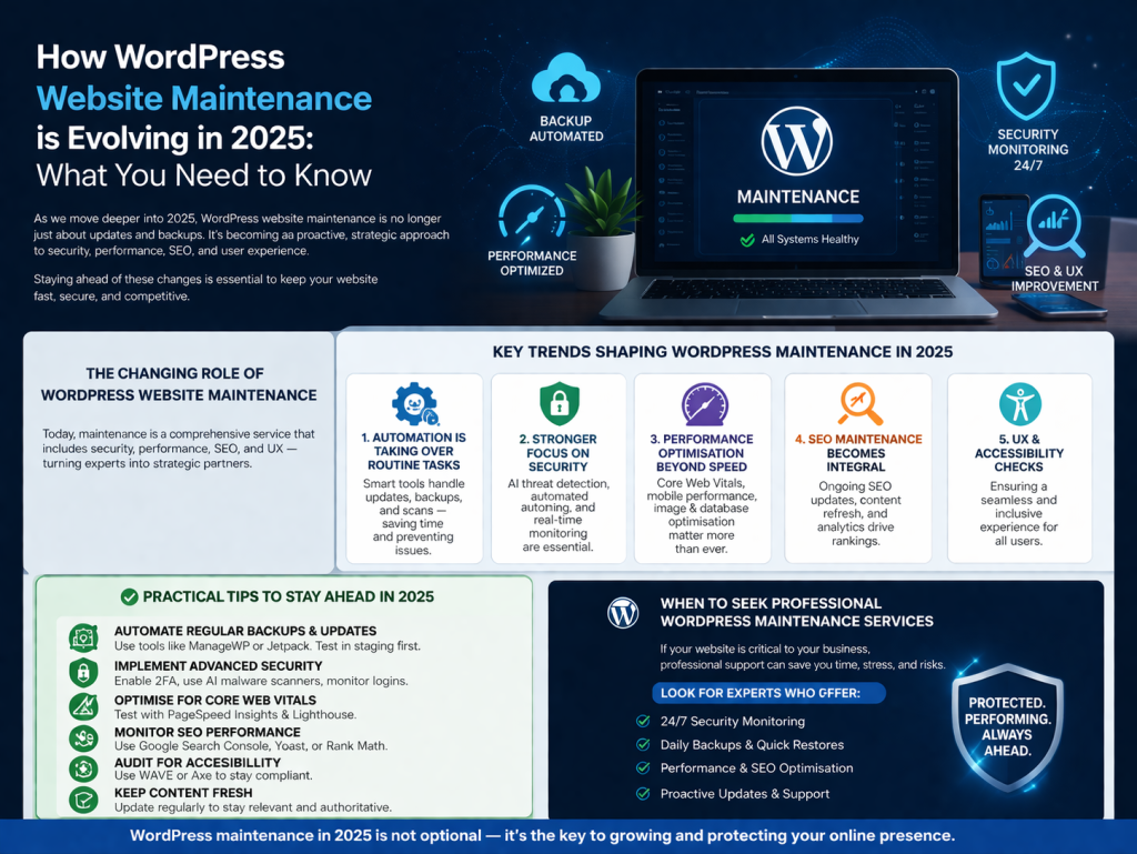 How wordPress website maintenance is evolving