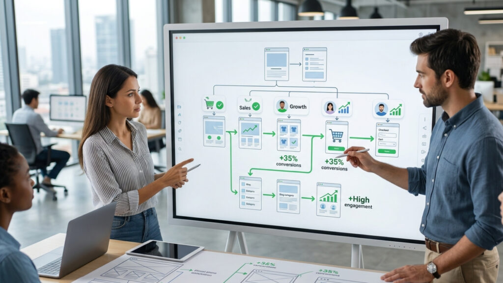 How website architecture impacts sales & growth