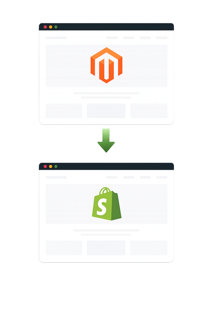 Magento to Shopify Service