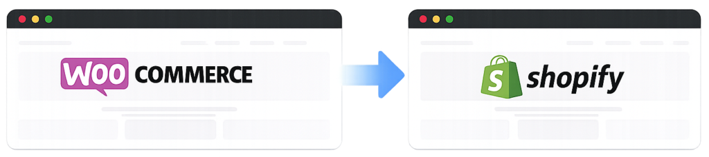 Woocommerce to shopify responsive